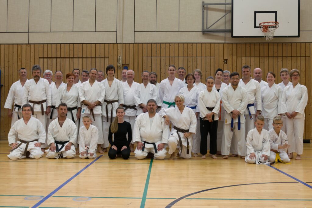 Karate-Lehrgang Gruppenbild